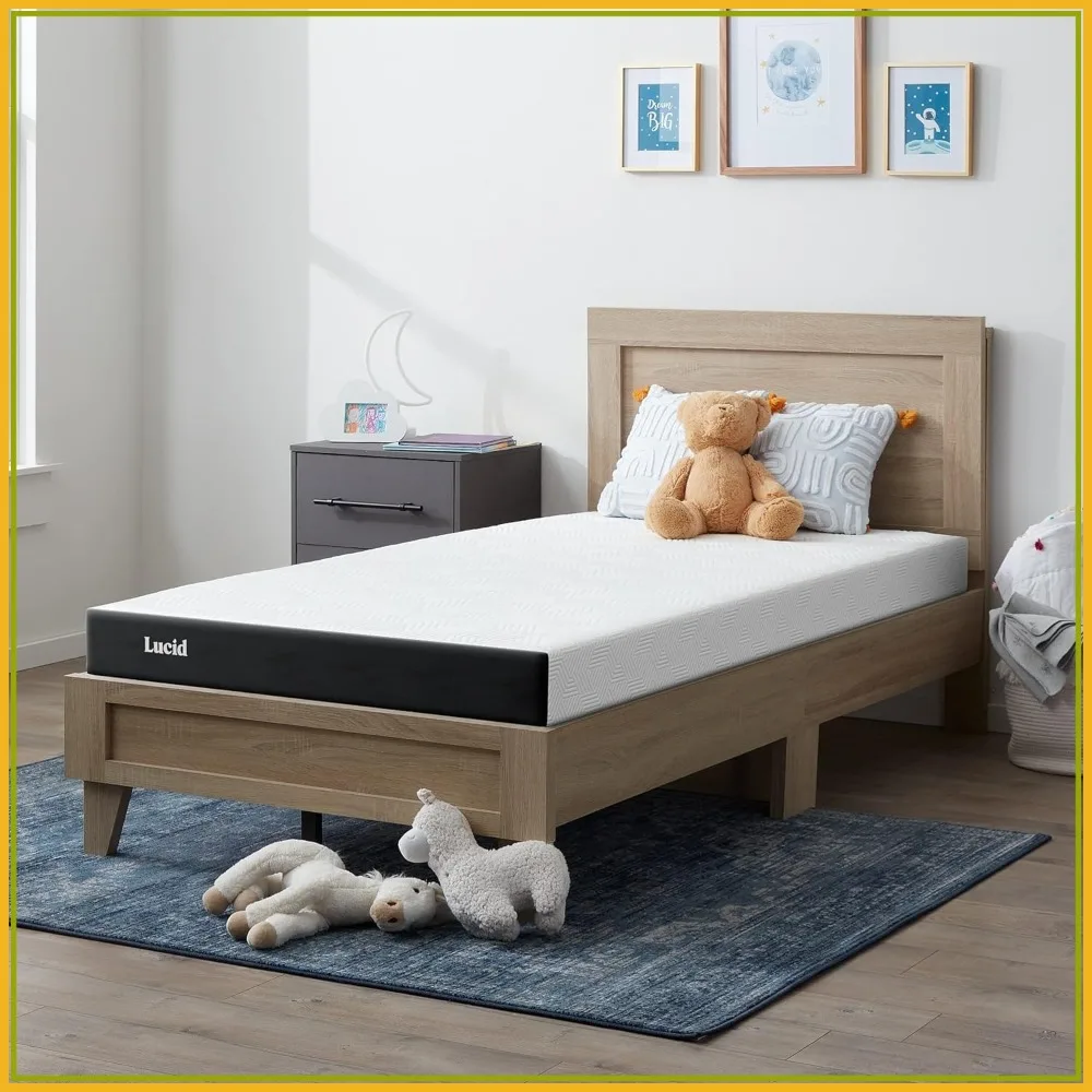 Lucid 5 Inch Memory Foam Mattress – Firm Feel, Bamboo Charcoal & Gel Infused, Breathable, Twin Size
Lucid 5 Inch Memory Foam Mattress – Firm Feel, Bamboo Charcoal & Gel Infused, Breathable, Twin Size