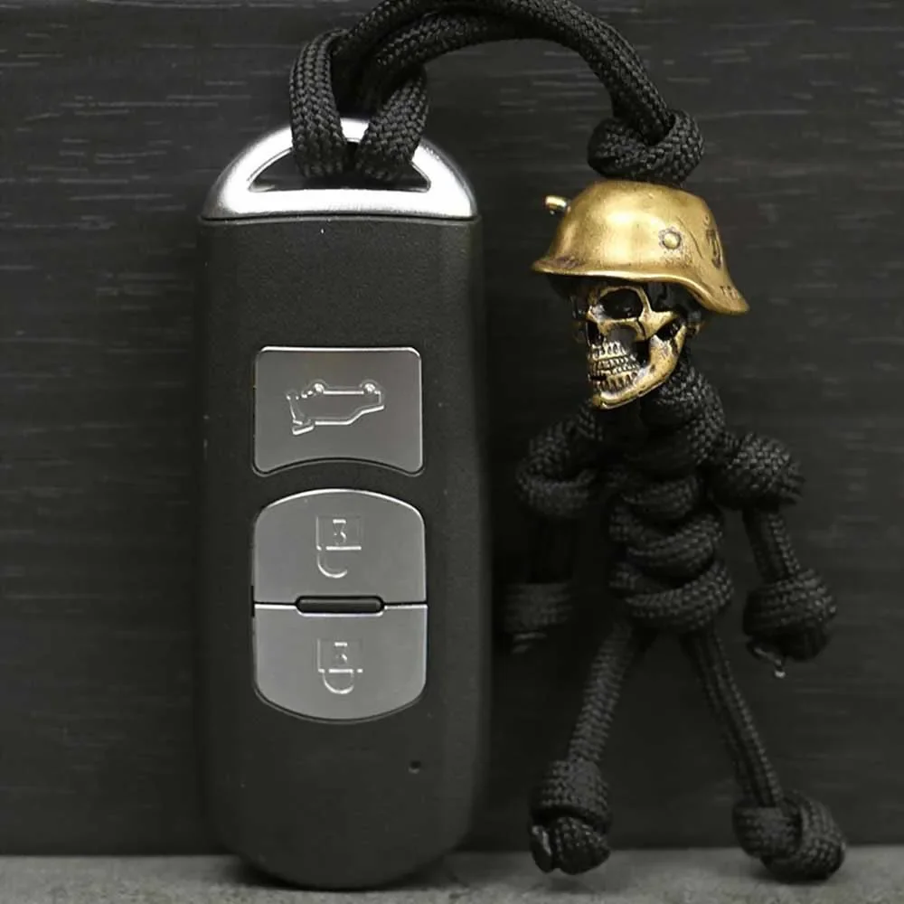 Motorcycle Helmet Pendant Keychain Car Skull Braided Umbrella Rope Accessory Motorcycle Hanging Backpack Keychain Handmade Gifts
Motorcycle Helmet Pendant Keychain Car Skull Braided Umbrella Rope Accessory Motorcycle Hanging Backpack Keychain Handmade Gifts