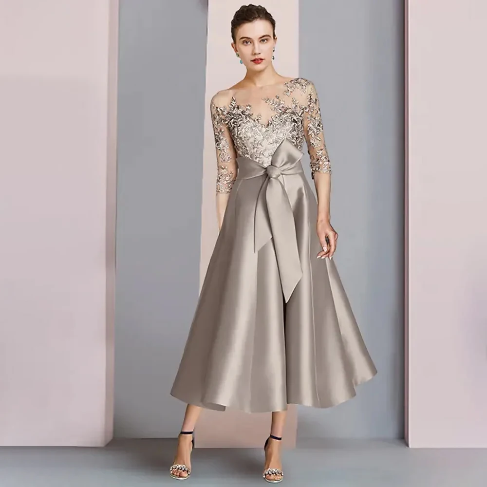 MANRAY Mother of the Bride Dresses with Half Sleeve Long Party Dresses Woman for Weddings Robe Pour Cérémonie De Mariage
MANRAY Mother of the Bride Dresses with Half Sleeve Long Party Dresses Woman for Weddings Robe Pour Cérémonie De Mariage