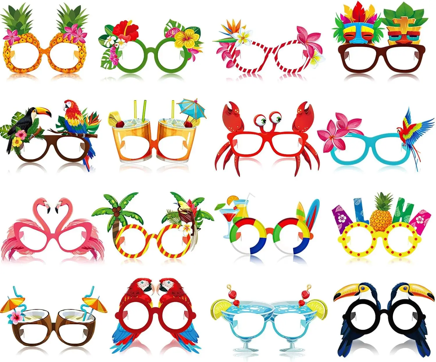 32 Pack Beach Pool Party Eyeglasses Decor Summer Luau Paper Glasses Bulk Hawaiian Sunglasses Frame Tropical Pool Props Photo Booth Props for Summer Beach Luau Party Favor Birthday Supply Decor
32 Pack Beach Pool Party Eyeglasses Decor Summer Luau Paper Glasses Bulk Hawaiian Sunglasses Frame Tropical Pool Props Photo Booth Props for Summer Beach Luau Party Favor Birthday Supply Decor