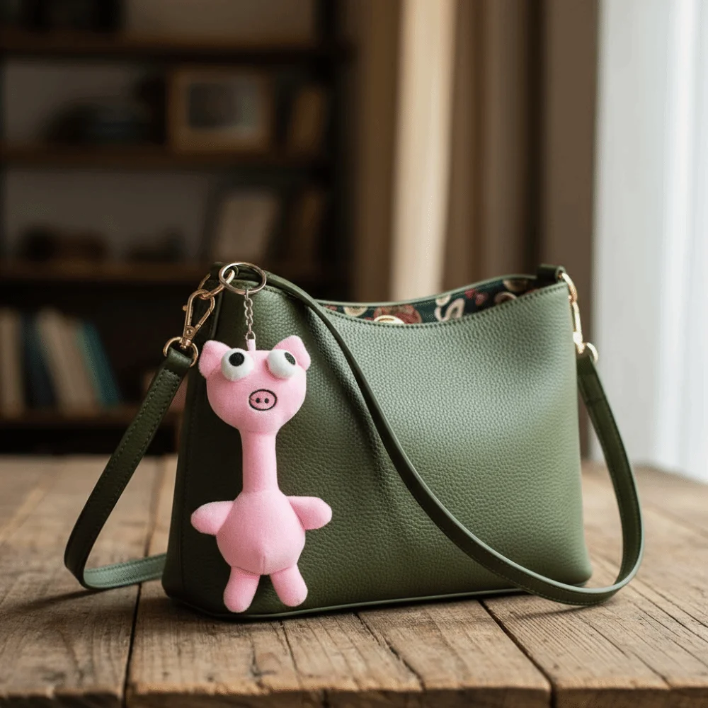 Funny Design Chicken Keychain Cute Style 20CM Giraffe Bag Pendant White Color Creative Gift Pink Pig Pendant Gift For Girls
Funny Design Chicken Keychain Cute Style 20CM Giraffe Bag Pendant White Color Creative Gift Pink Pig Pendant Gift For Girls