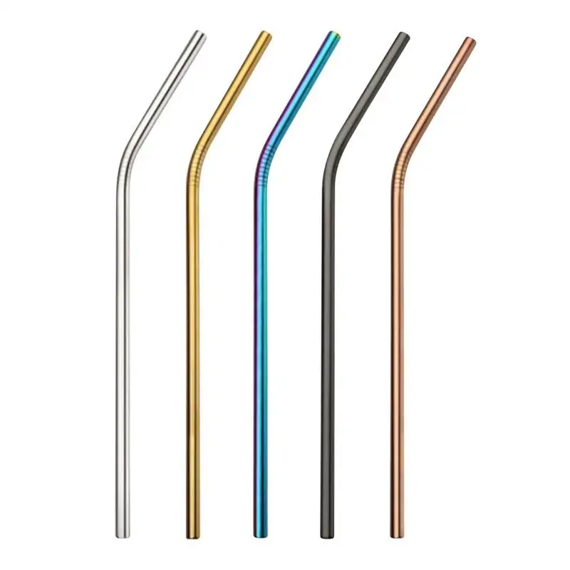 Reusable Metal Drinking Straws Stainless Steel Straw Sturdy Bent Straight Drinking Straw Bar Party Accessory for freezing Drinks
Reusable Metal Drinking Straws Stainless Steel Straw Sturdy Bent Straight Drinking Straw Bar Party Accessory for freezing Drinks