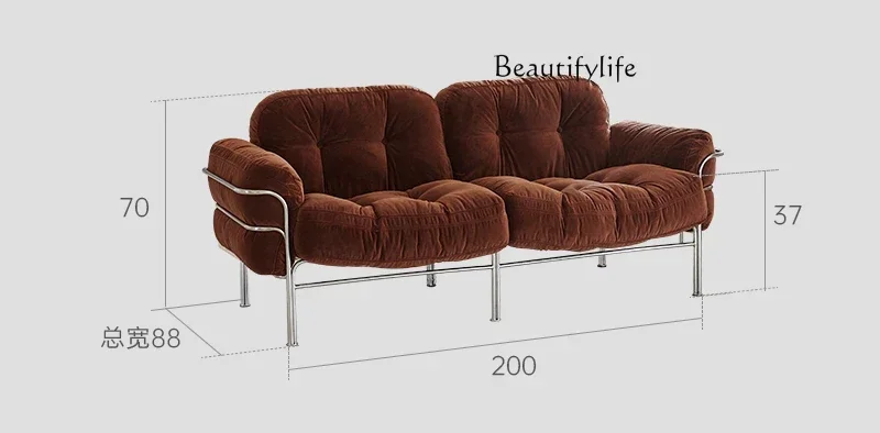 A French Medieval Sofa Designer Small Apartment Living Room Retro Fabric High Sense Fashion
A French Medieval Sofa Designer Small Apartment Living Room Retro Fabric High Sense Fashion