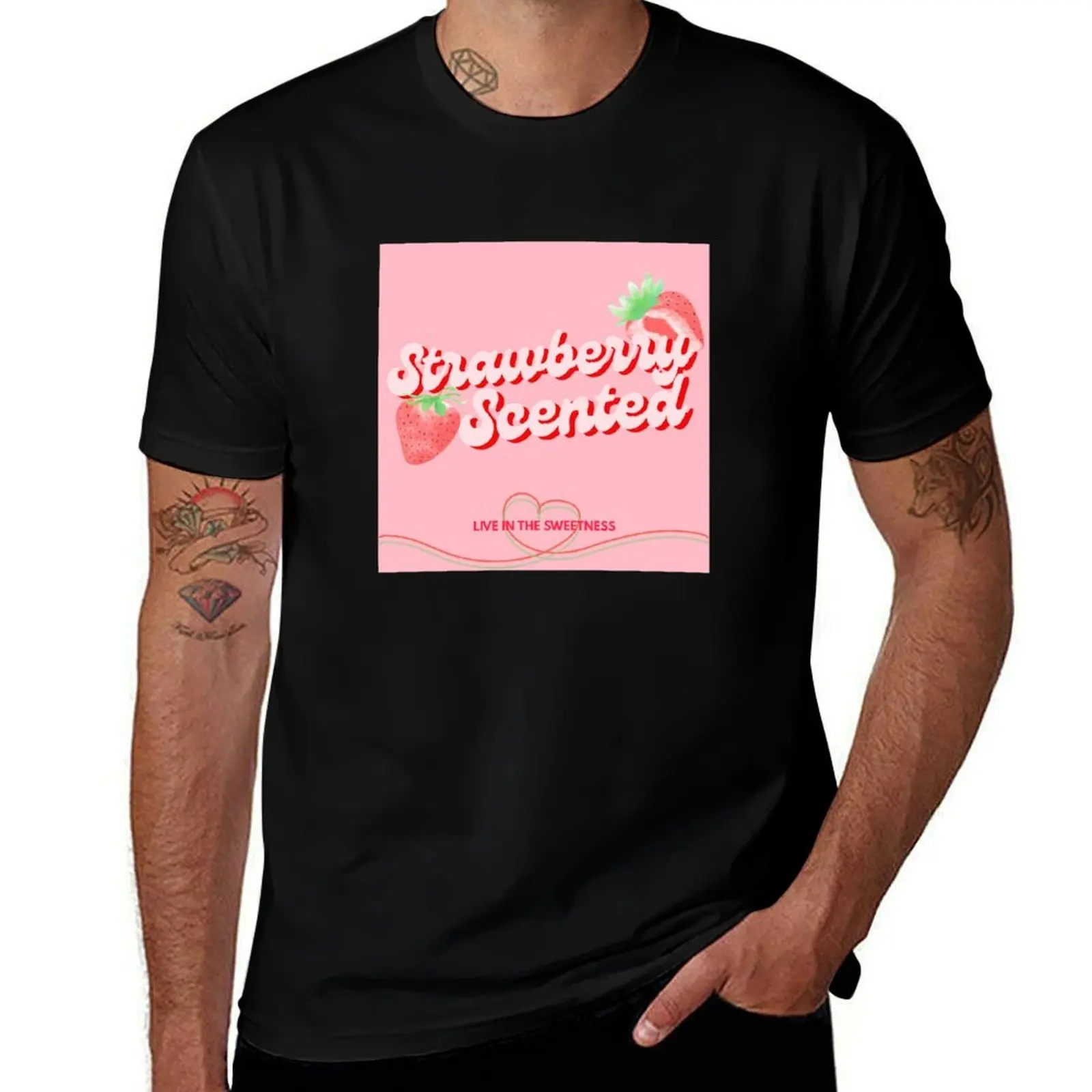 Strawberry Scented - Live in the Sweetness T-Shirt T-shirts man oversize t-shirts man affliction shirts Men's t shirts
Strawberry Scented - Live in the Sweetness T-Shirt T-shirts man oversize t-shirts man affliction shirts Men's t shirts