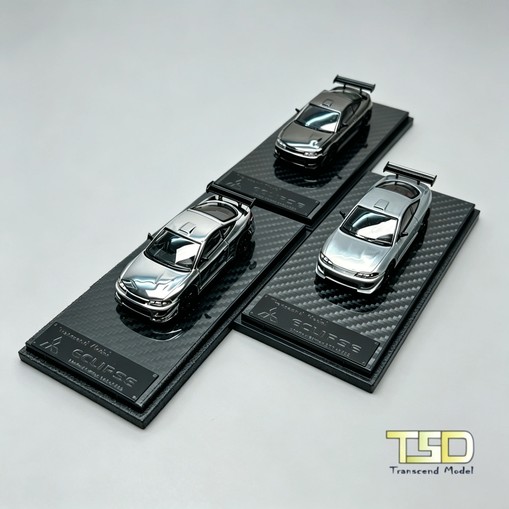 TSD 1:64 Nissan Silvia S15 Diecast Model Car Collection (3 Variants: Clear Coated Silver/Chrome Silver/Chrome Black) In Stock
TSD 1:64 Nissan Silvia S15 Diecast Model Car Collection (3 Variants: Clear Coated Silver/Chrome Silver/Chrome Black) In Stock