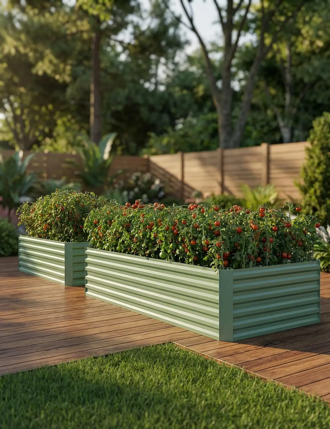 Raised Garden Bed, 8x4x2ft Galvanized Raised Garden Bed Metal, Extra Large Raised Beds for Gardening, Outdoor Garden Bed
Raised Garden Bed, 8x4x2ft Galvanized Raised Garden Bed Metal, Extra Large Raised Beds for Gardening, Outdoor Garden Bed