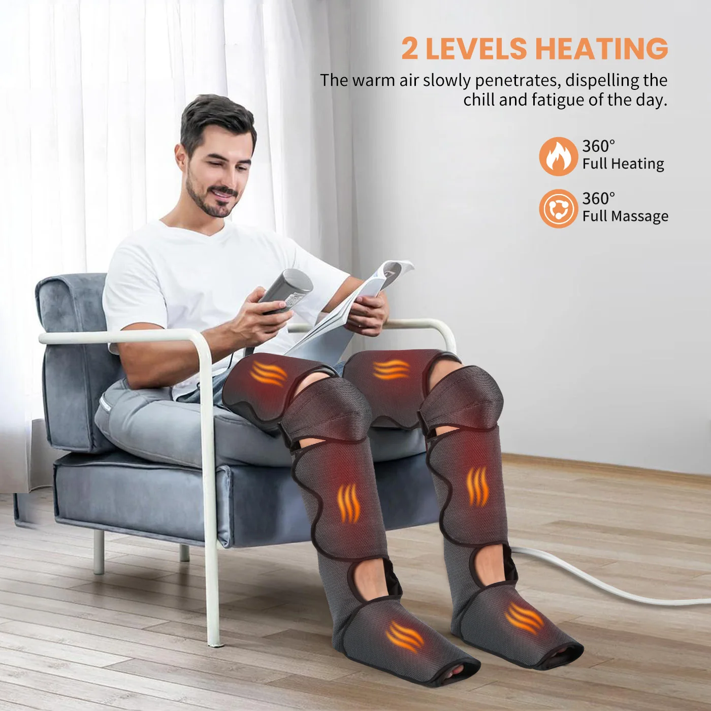 Leg Massager Machine Electric Foot Calf Massager Air Pressure Circulation Blood Circulation and Pain Relief Muscle Relaxation
Leg Massager Machine Electric Foot Calf Massager Air Pressure Circulation Blood Circulation and Pain Relief Muscle Relaxation