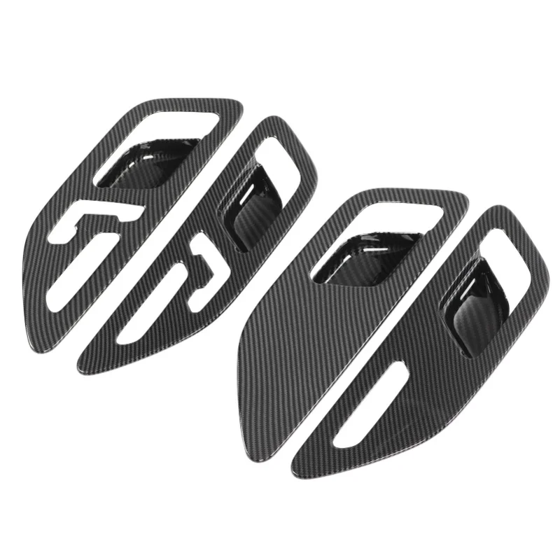 4pcs Inner Door Handle Frame ABS Heat Resistant Carbon Fiber Style Replacement For Mercedes Benz CClass 2022
4pcs Inner Door Handle Frame ABS Heat Resistant Carbon Fiber Style Replacement For Mercedes Benz CClass 2022