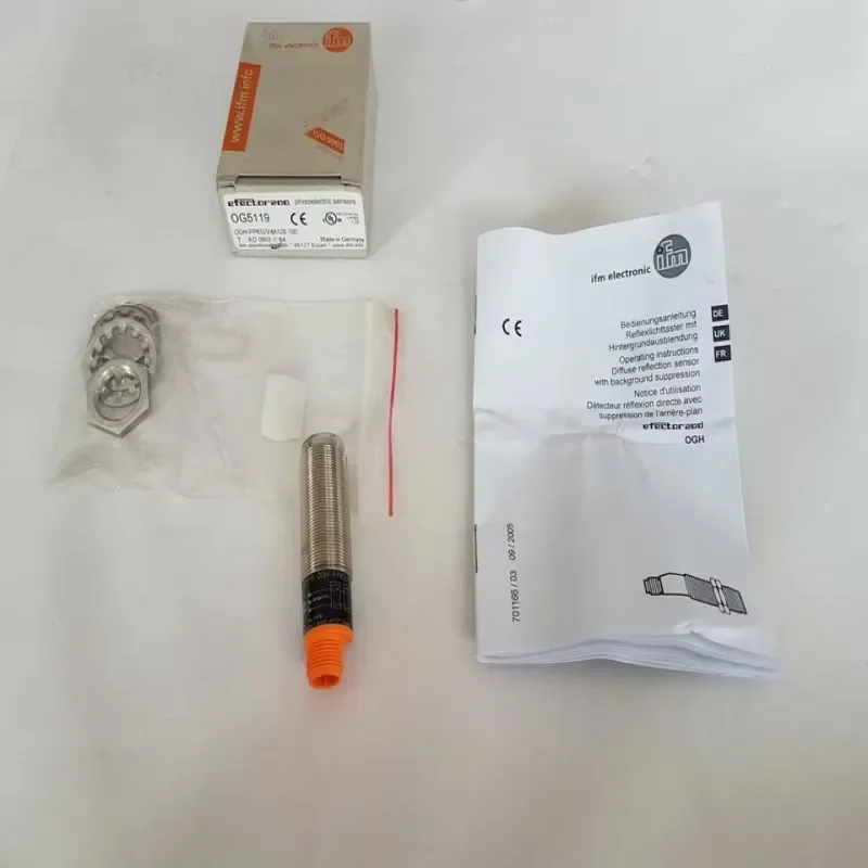 Brand New Ready Stock Brand New Throughbeam Photoelectric Sensor Electronic OG5119 OGH-FPKGV4AUS-100 BNIB for Plc
Brand New Ready Stock Brand New Throughbeam Photoelectric Sensor Electronic OG5119 OGH-FPKGV4AUS-100 BNIB for Plc