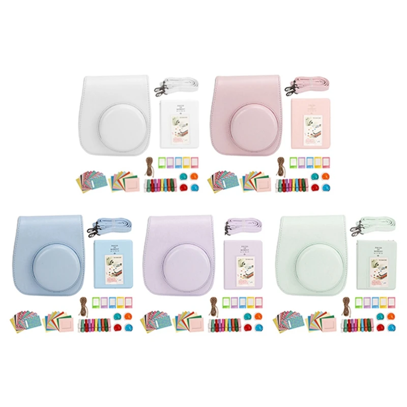Instant Camera Protective Bag PU Case For Fujifilm Instax Mini 12 With Album Filters Colorful Frames Stickers
Instant Camera Protective Bag PU Case For Fujifilm Instax Mini 12 With Album Filters Colorful Frames Stickers