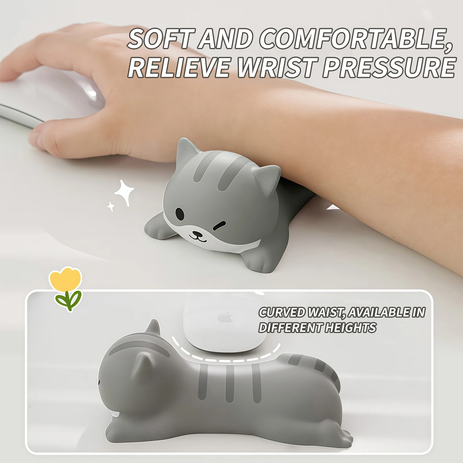 Decompression mouse pad wrist support pad, women's wrist pad, cute cartoon office desk pad, wrist rest, hand rest, hand pillow
Decompression mouse pad wrist support pad, women's wrist pad, cute cartoon office desk pad, wrist rest, hand rest, hand pillow