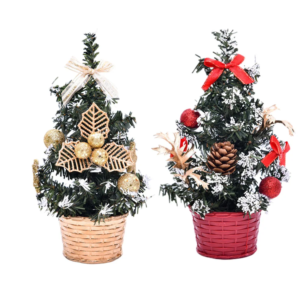 2Pcs Christmas Tree Miniature Red Gold 20cm Xmas Table Decorations Ornament Festive Desktop Decor Christmas Tree 
2Pcs Christmas Tree Miniature Red Gold 20cm Xmas Table Decorations Ornament Festive Desktop Decor Christmas Tree