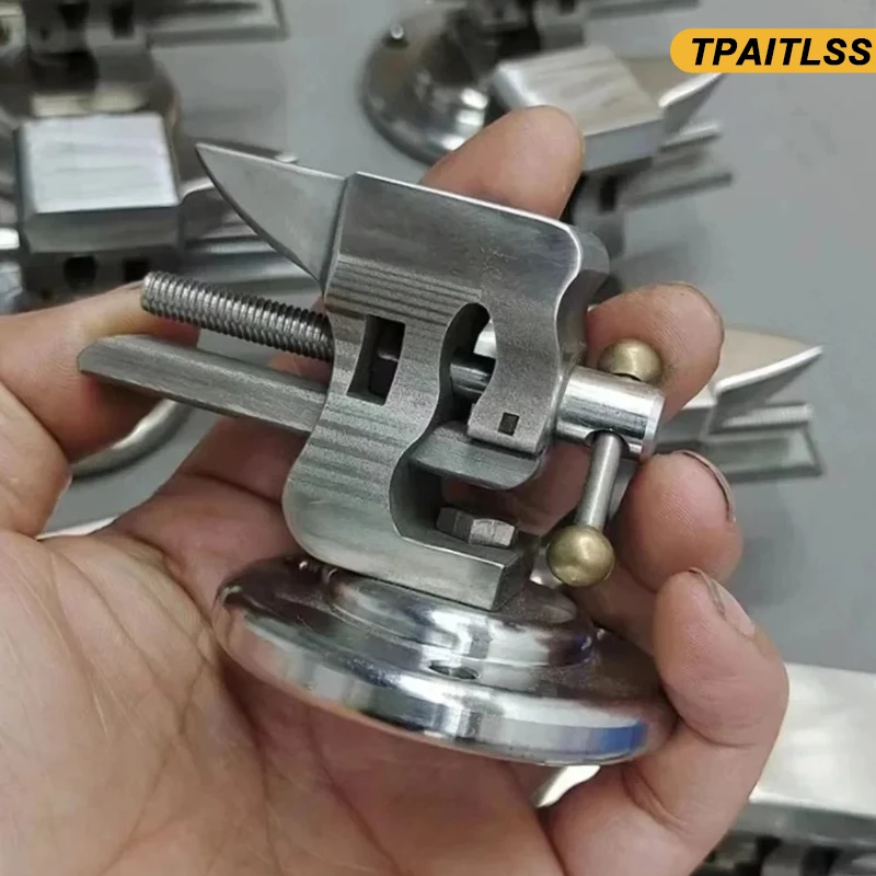 Mini 304 Stainless Steel Bench Pliers With anvil 1 Inch Adjustable Desktop Clamp with Swivel Base DIY Handmade Watch Repair Tool
Mini 304 Stainless Steel Bench Pliers With anvil 1 Inch Adjustable Desktop Clamp with Swivel Base DIY Handmade Watch Repair Tool