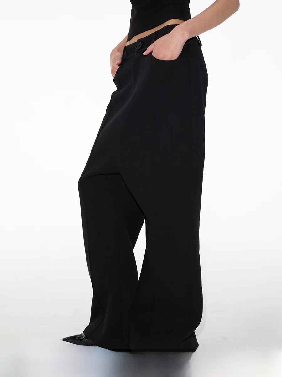 Low Waist Flared JCAESAR Suit Pants Premium Fabric Casual Feel Stitch Design Straight Leg Zipper mid Waist Long Polyester
Low Waist Flared JCAESAR Suit Pants Premium Fabric Casual Feel Stitch Design Straight Leg Zipper mid Waist Long Polyester