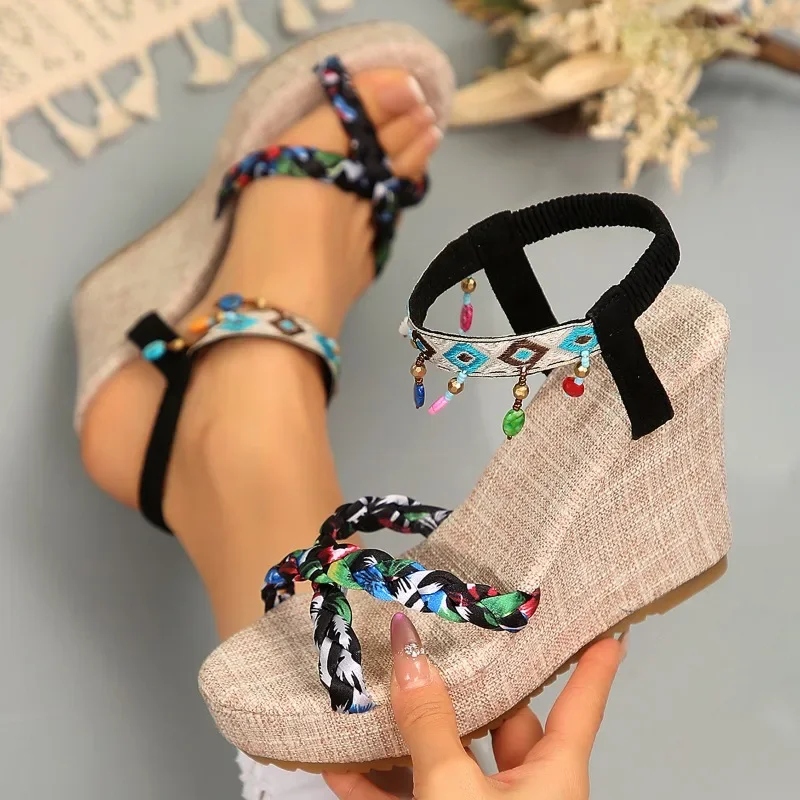 Women's Sandals Wedge Open Toes Side Cutout Platform Sandals High Heels Anti-slip Leisure Shoes Women Dress Sandalias De Mujer
Women's Sandals Wedge Open Toes Side Cutout Platform Sandals High Heels Anti-slip Leisure Shoes Women Dress Sandalias De Mujer