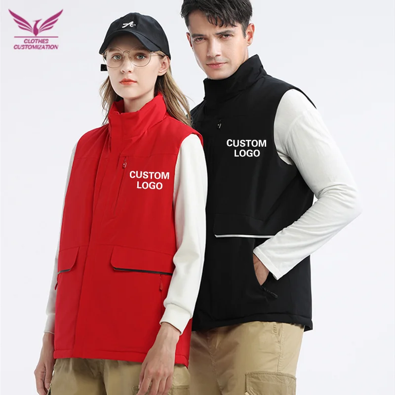 Custom logo Sleeveless Workwear Vest Printed Padded Cotton Jacket for Autumn Winter personality customization down Cotton Vest
Custom logo Sleeveless Workwear Vest Printed Padded Cotton Jacket for Autumn Winter personality customization down Cotton Vest