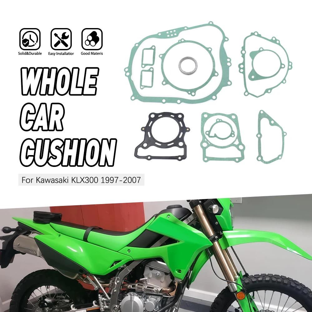 Motorcycle Accessories Engine Crankcase Clutch Covers Cylinder Gasket For KAWASAKI KLX300 1997-1998 1999-2007
Motorcycle Accessories Engine Crankcase Clutch Covers Cylinder Gasket For KAWASAKI KLX300 1997-1998 1999-2007