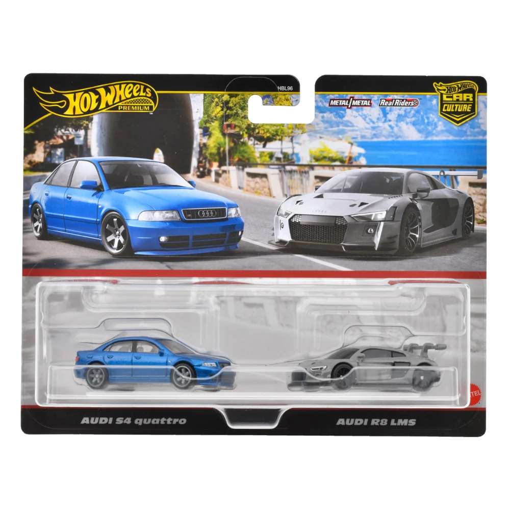 Hot Wheels Premium Collector Cars Audi S4 quattro & Audi R8 LMS HBL96-9C6P 1/64 Die-cast Toy Vehicles
Hot Wheels Premium Collector Cars Audi S4 quattro & Audi R8 LMS HBL96-9C6P 1/64 Die-cast Toy Vehicles