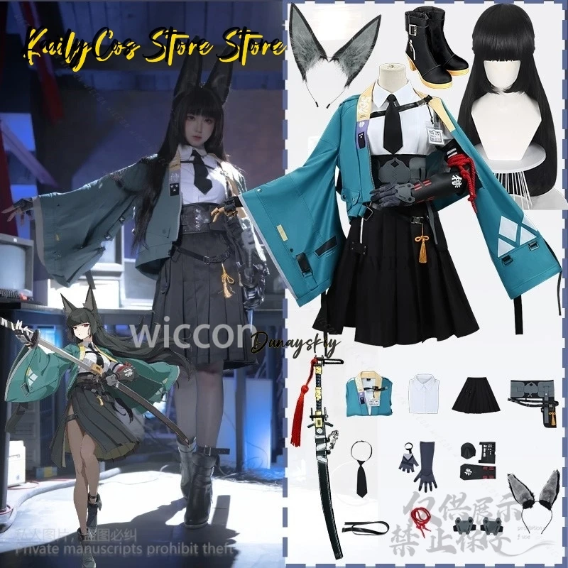 Anime Game Zenless Zone Zero Cosplay Hoshimi Miyabi Jirai Kei Girls Uniform Blue Coat Punk Y2K Dress Furry Ear Props Halloween
Anime Game Zenless Zone Zero Cosplay Hoshimi Miyabi Jirai Kei Girls Uniform Blue Coat Punk Y2K Dress Furry Ear Props Halloween