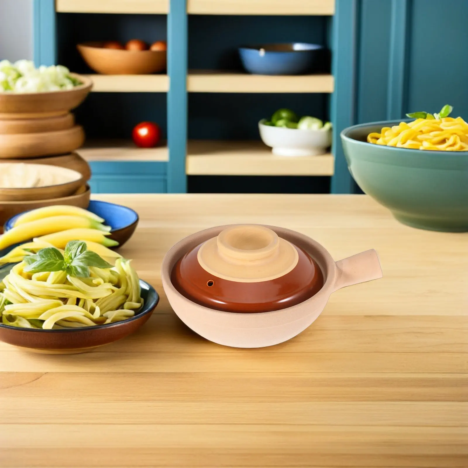 600Ml Earthenware Clay Casserole Pot Stovetop Safe for Stone Cooking Pot Rice Korean Donabe French Onion Soup Terracotta Ceramic
600Ml Earthenware Clay Casserole Pot Stovetop Safe for Stone Cooking Pot Rice Korean Donabe French Onion Soup Terracotta Ceramic