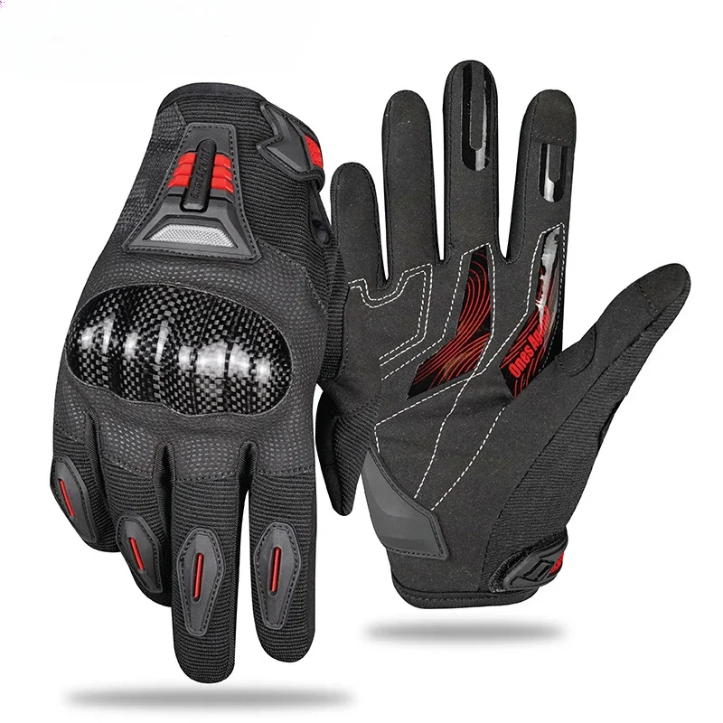 Motorcycle Carbon Fiber Gloves Knight Summer Cycling Anti-fall Breathable Anti-slip Wear All Refers To Off-road Gloves Equipment
Motorcycle Carbon Fiber Gloves Knight Summer Cycling Anti-fall Breathable Anti-slip Wear All Refers To Off-road Gloves Equipment