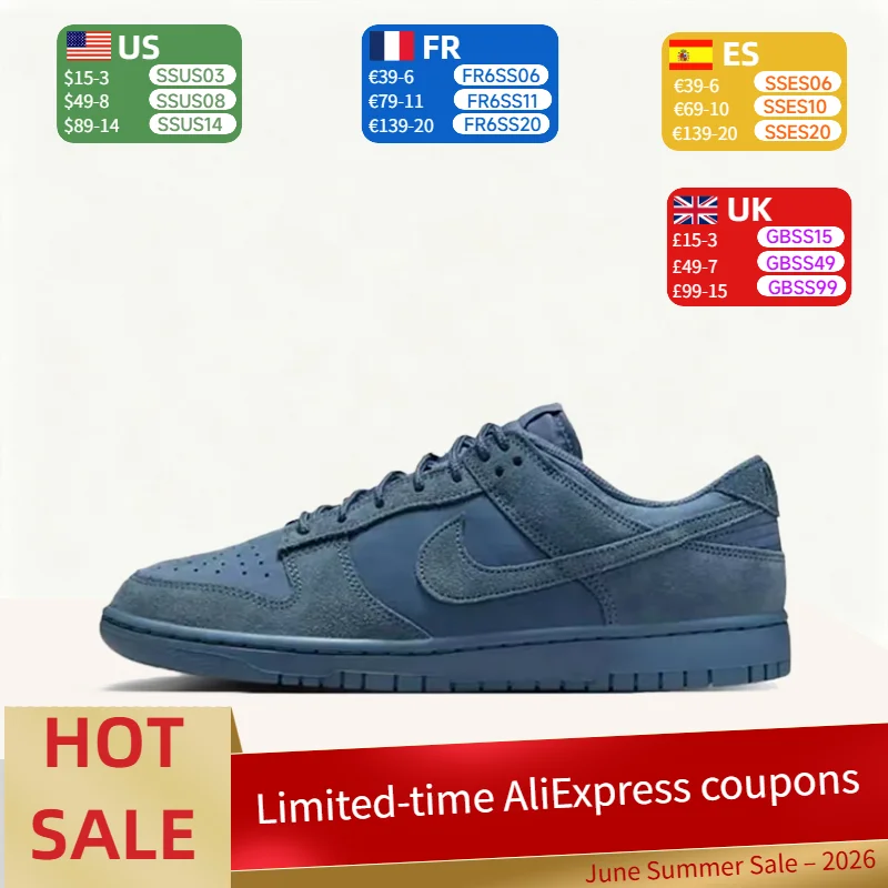 Nike Dunk RETROSE Fashionable, Trendy, Comfortable Solid-Color Premium Low-Top Casual Skate Shoes for Men Blue IB6651-400
Nike Dunk RETROSE Fashionable, Trendy, Comfortable Solid-Color Premium Low-Top Casual Skate Shoes for Men Blue IB6651-400