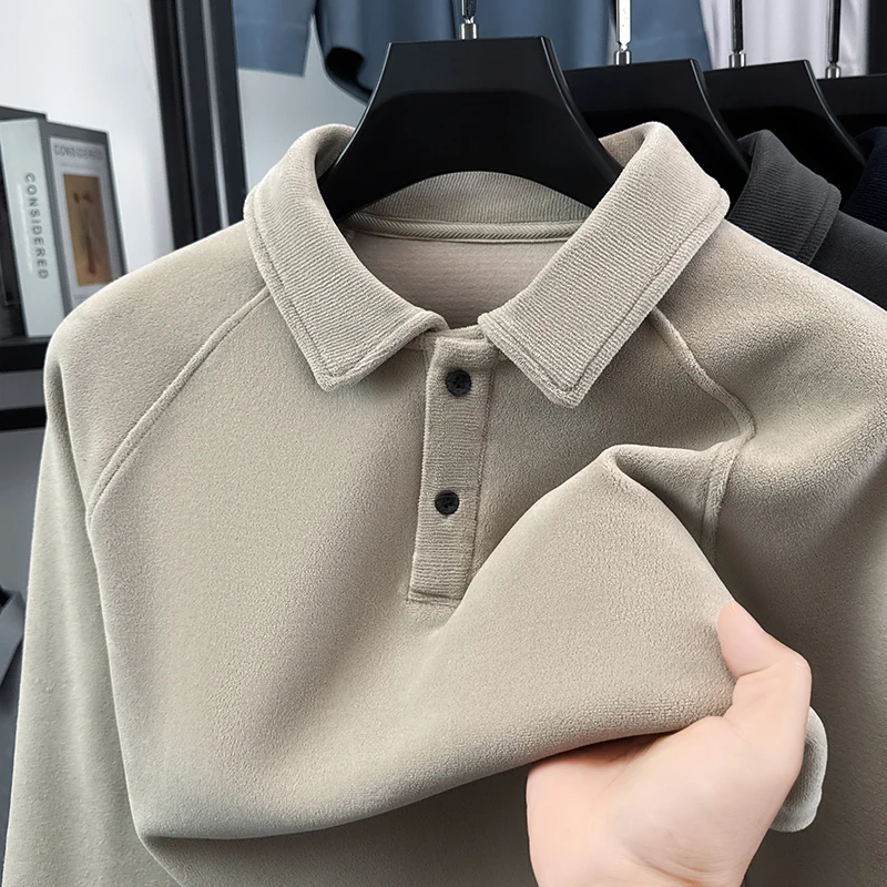 Роскошная качественная мужская толстовка с длинными рукавами и пуговицами на флисовой подкладке, утолщенная весенняя новая модная мужская одежда с длинными рукавами
Роскошная качественная мужская толстовка с длинными рукавами и пуговицами на флисовой подкладке, утолщенная весенняя новая модная мужская одежда с длинными рукавами