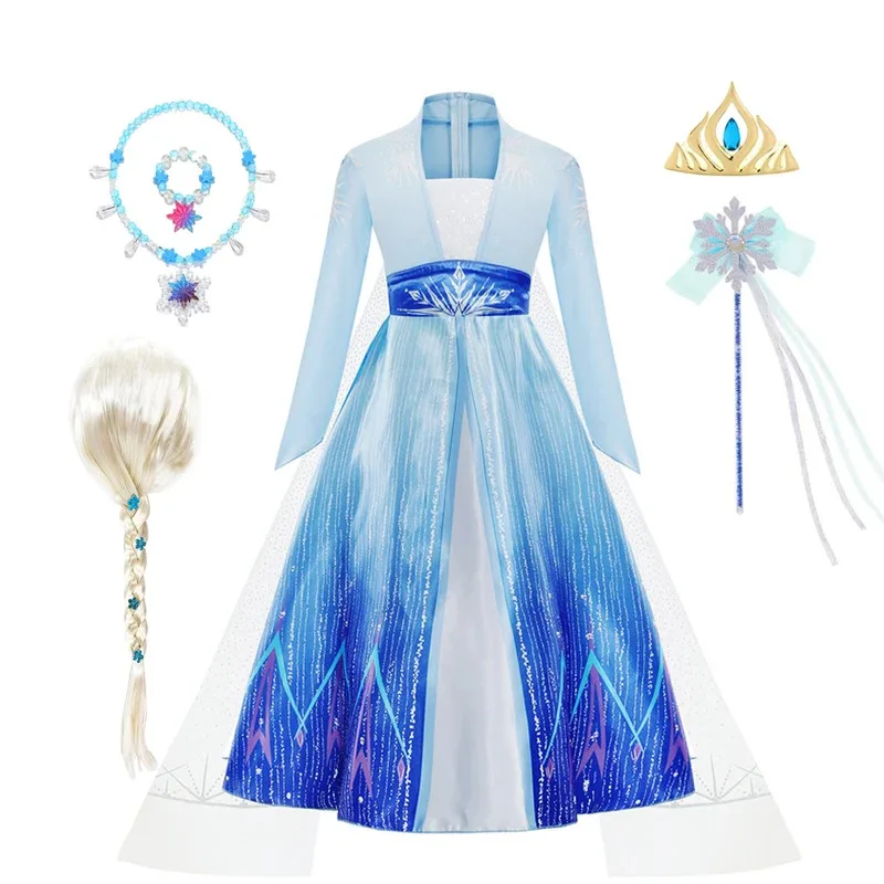Elsa Costume for Girl Birthday Party Blue Long Sleeve Carnival Clothing Kids Princess Dress for Girls Elsa Costume for Girl
Elsa Costume for Girl Birthday Party Blue Long Sleeve Carnival Clothing Kids Princess Dress for Girls Elsa Costume for Girl