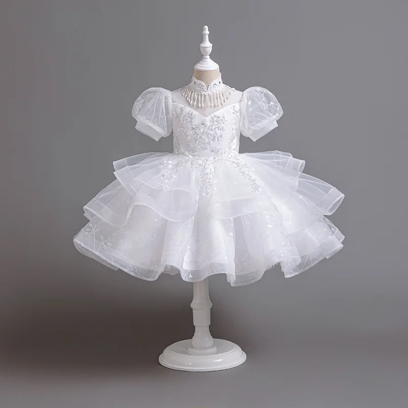 Temperament Dress Kids Girls High-end Short Style Flower Girl Teenage Wedding White Childrens Dress For Children Girls 2024 New
Temperament Dress Kids Girls High-end Short Style Flower Girl Teenage Wedding White Childrens Dress For Children Girls 2024 New