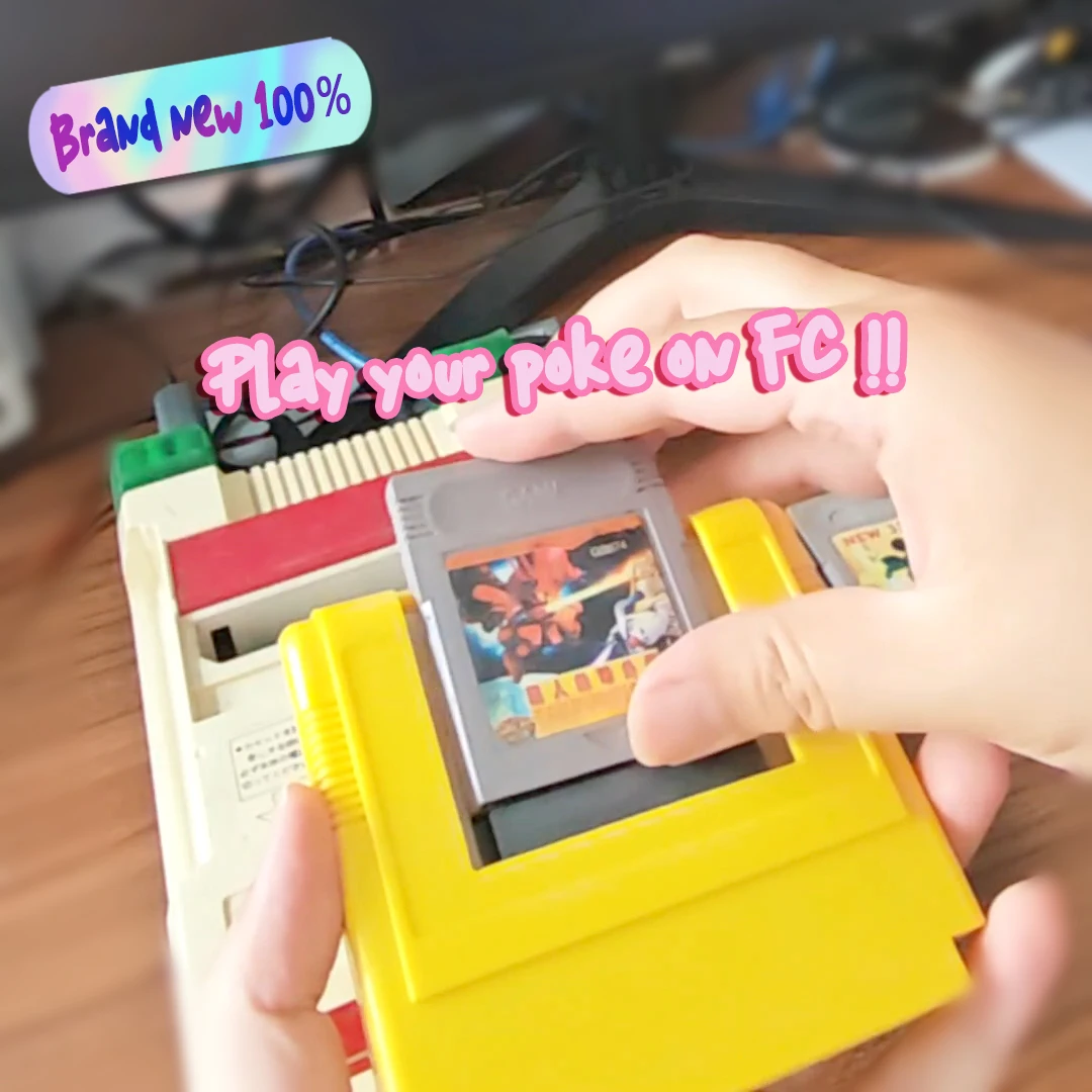 Original GB processor chip immersion gold PCB FC to Game Boy adapter card, you can play Poke cartridges on red and white machine
Original GB processor chip immersion gold PCB FC to Game Boy adapter card, you can play Poke cartridges on red and white machine