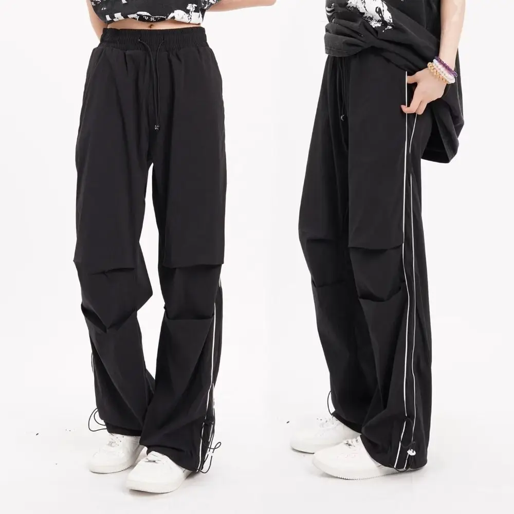 Широкие спортивные штаны Ins Style с завязками в полоску Y2K, свободные брюки-карго, большие мешковатые мужские брюки для бега для мальчиков
Широкие спортивные штаны Ins Style с завязками в полоску Y2K, свободные брюки-карго, большие мешковатые мужские брюки для бега для мальчиков