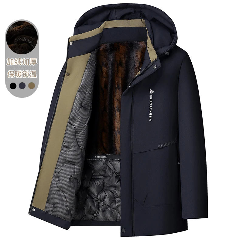 New Men Parkas Coat Windbreaker Jacket Coat Windproof Outwear Hat Parkas Jacket Male Warm Waterproof Parkas New Mens Autumn
New Men Parkas Coat Windbreaker Jacket Coat Windproof Outwear Hat Parkas Jacket Male Warm Waterproof Parkas New Mens Autumn