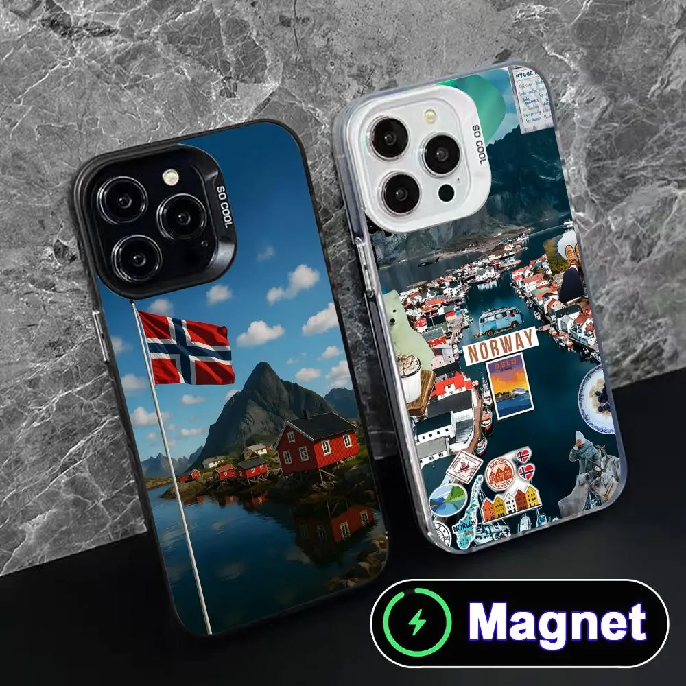 Norway Flag Translucent MagSafe Mobile Phone Case for iPhone 17 16 15 14 13 12 11 Air Pro Max Plus Colorful Cover
Norway Flag Translucent MagSafe Mobile Phone Case for iPhone 17 16 15 14 13 12 11 Air Pro Max Plus Colorful Cover