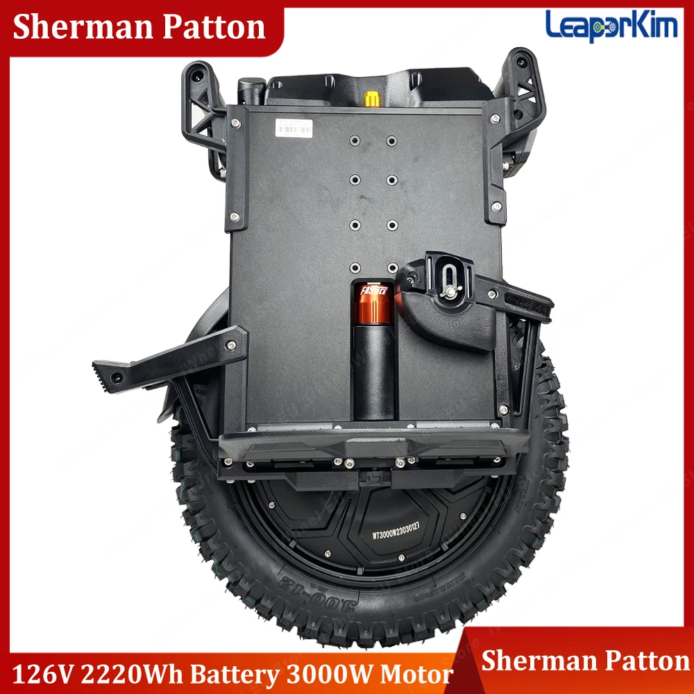 Newest LeaperKim Veteran Patton 50GB 126V 2220Wh 50E Battery 3000W Motor 18inch Off-road Tire 105km/h Patton Electric Unicycle
Newest LeaperKim Veteran Patton 50GB 126V 2220Wh 50E Battery 3000W Motor 18inch Off-road Tire 105km/h Patton Electric Unicycle