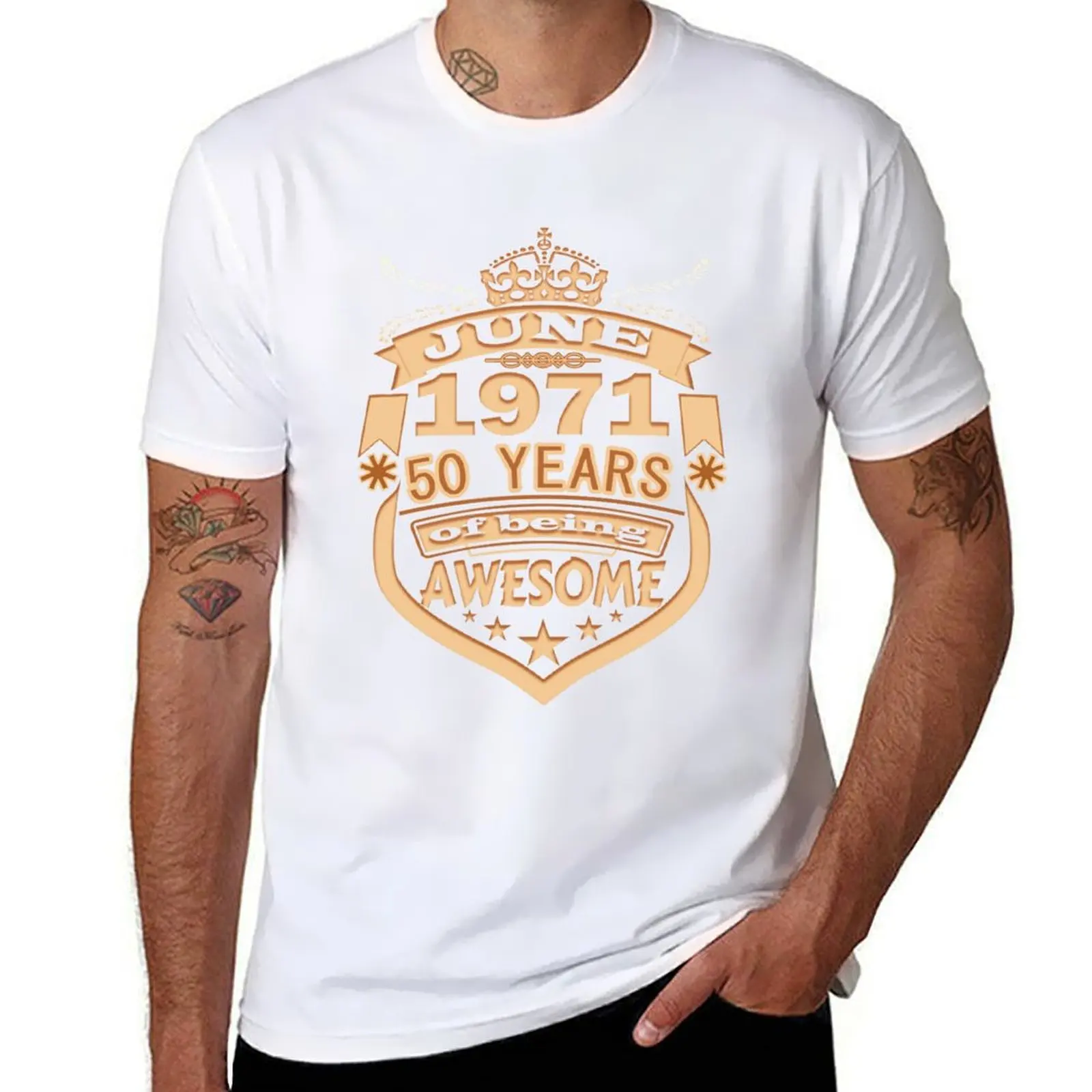 Being Years 50 1971 June Of Awesome T-Shirt Holiday Party Tee Shirt
Being Years 50 1971 June Of Awesome T-Shirt Holiday Party Tee Shirt