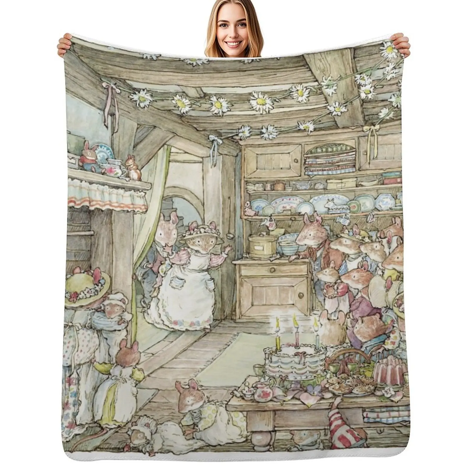 Surprise at Mayblossom cottage Throw Blanket Lightweight Cozy Blanket for Bed Sofa
Surprise at Mayblossom cottage Throw Blanket Lightweight Cozy Blanket for Bed Sofa