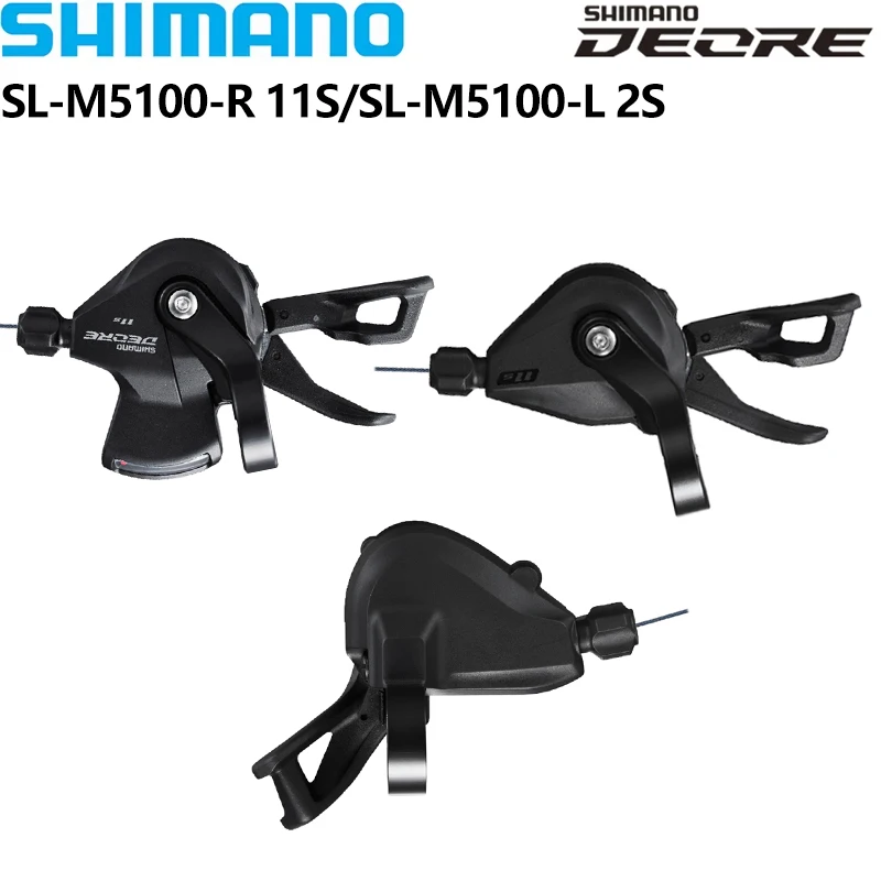 SHIMANO DEORE SL-M5100 Right 11 Speed SL-M5100 Left 2 Speed Shifter 2S 11S Shift Lever Clamp Band Mountain Bike Parts
SHIMANO DEORE SL-M5100 Right 11 Speed SL-M5100 Left 2 Speed Shifter 2S 11S Shift Lever Clamp Band Mountain Bike Parts