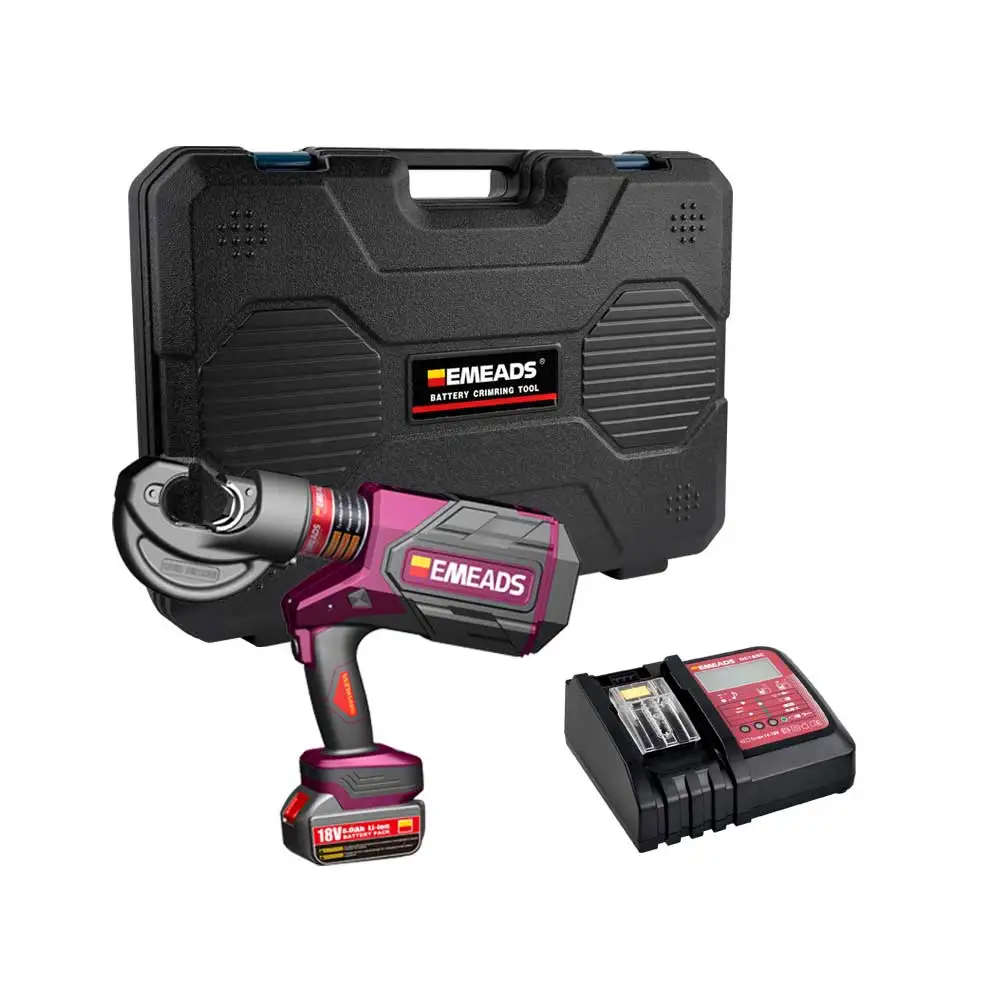 Emeads EP-400B Hydraulic Crimping Tool Alloy Steel 120KN Output 35mm Stroke Battery Power Supply Brushless Drive 240V One Year
Emeads EP-400B Hydraulic Crimping Tool Alloy Steel 120KN Output 35mm Stroke Battery Power Supply Brushless Drive 240V One Year