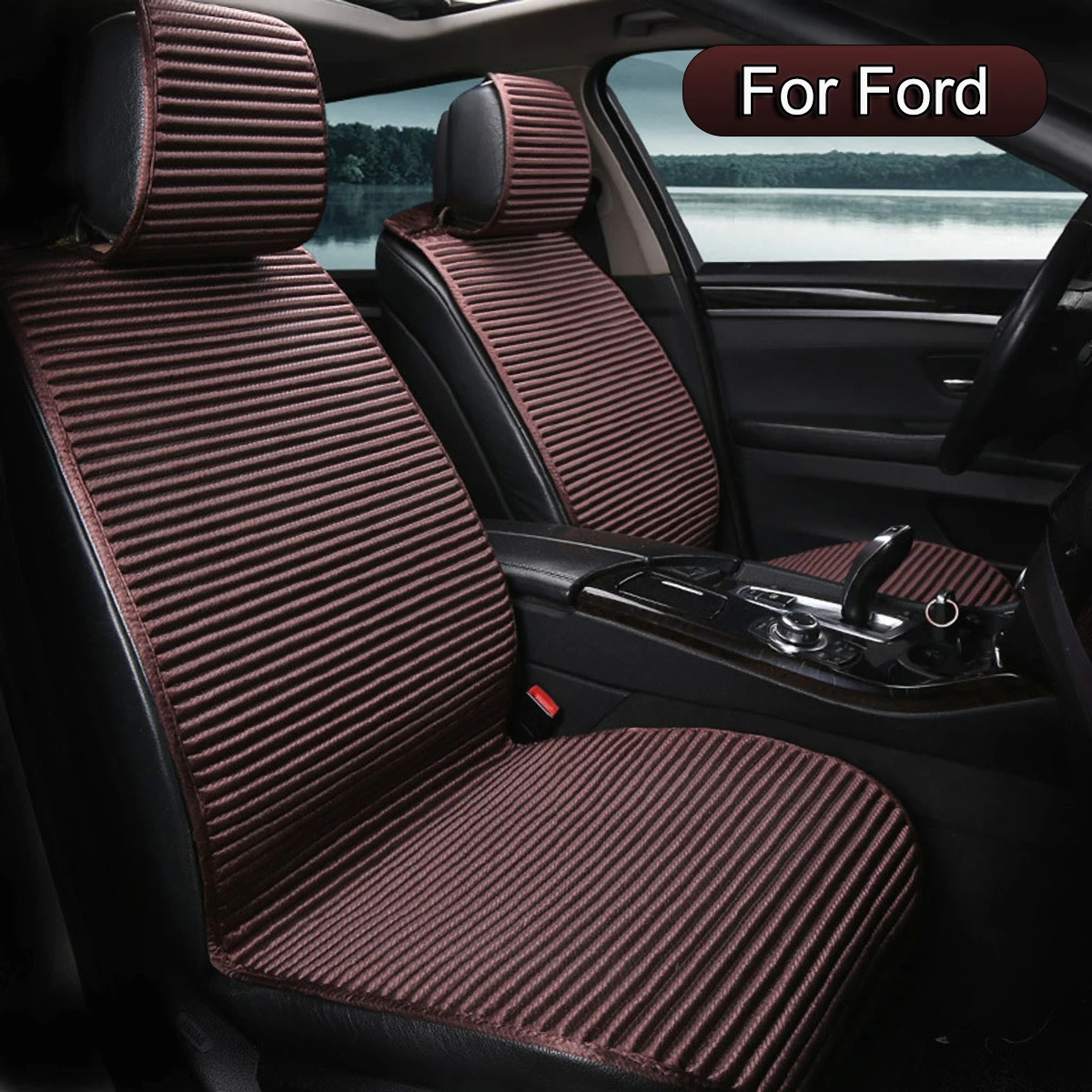 Cooling Rayon Car Seat Covers Full Set, Fit for Ford Escape, Edge, Focus, Fusion, Mustang Mach-E, Maverick, EcoSport, Taurus 
Cooling Rayon Car Seat Covers Full Set, Fit for Ford Escape, Edge, Focus, Fusion, Mustang Mach-E, Maverick, EcoSport, Taurus