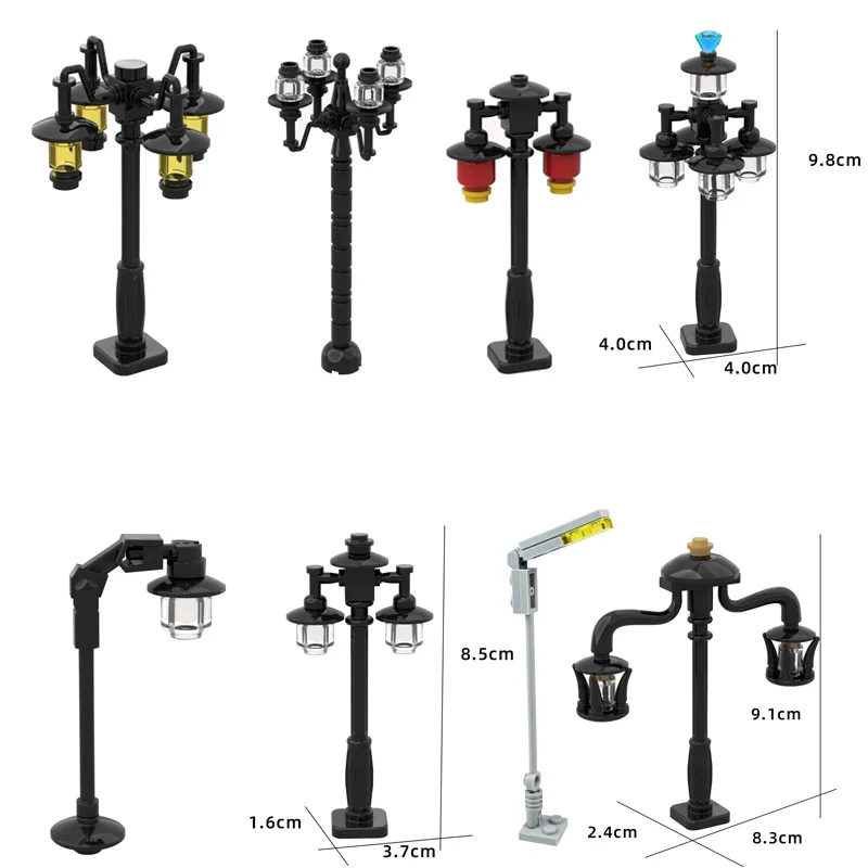 MOC уличная сцена лампа светильник небольшой предмет строительные блоки детали ретро-стиль придорожная лампа собранные кирпичи игрушки подарки 
MOC уличная сцена лампа светильник небольшой предмет строительные блоки детали ретро-стиль придорожная лампа собранные кирпичи игрушки подарки
