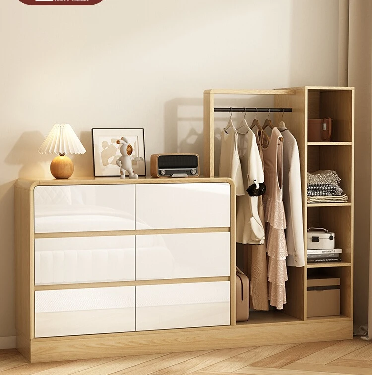 Многофункциональный шкаф для хранения одежды в спальне со встроенным зеркалом для примерки, комод для дома, для небольших квартир
Многофункциональный шкаф для хранения одежды в спальне со встроенным зеркалом для примерки, комод для дома, для небольших квартир