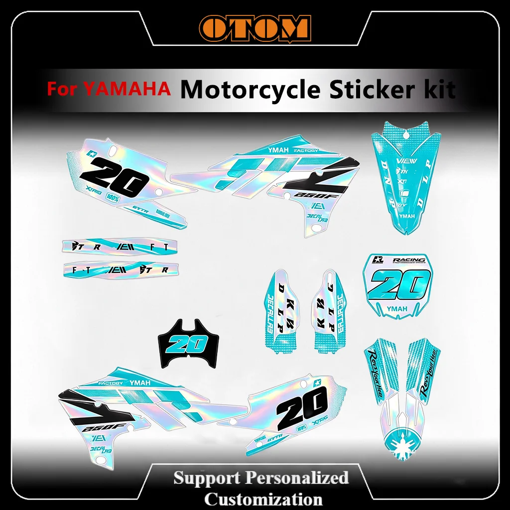 Customize Holographic Motorcycle Graphics Full Decals For YAMAHA 2018-2025 WRF250 WRF450 YZ250F YZ450F Sticker Kit
Customize Holographic Motorcycle Graphics Full Decals For YAMAHA 2018-2025 WRF250 WRF450 YZ250F YZ450F Sticker Kit