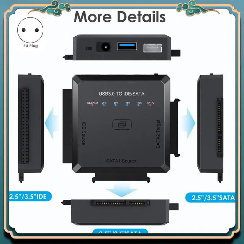 (Новый)-Адаптер Sata к USB 3.0 IDE SATA к USB3.0 USB2.0 Кабель Sata для жесткого диска 2,5 3,5 HDD SSD USB IDE SATA EU Plug
(Новый)-Адаптер Sata к USB 3.0 IDE SATA к USB3.0 USB2.0 Кабель Sata для жесткого диска 2,5 3,5 HDD SSD USB IDE SATA EU Plug