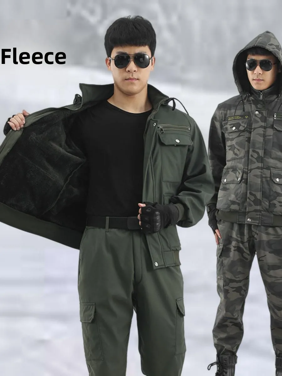 Thermal Cotton Workwear Set Military een Fce Lined Labor Protection for Welding And Auttive Repair Construction Site
Thermal Cotton Workwear Set Military een Fce Lined Labor Protection for Welding And Auttive Repair Construction Site