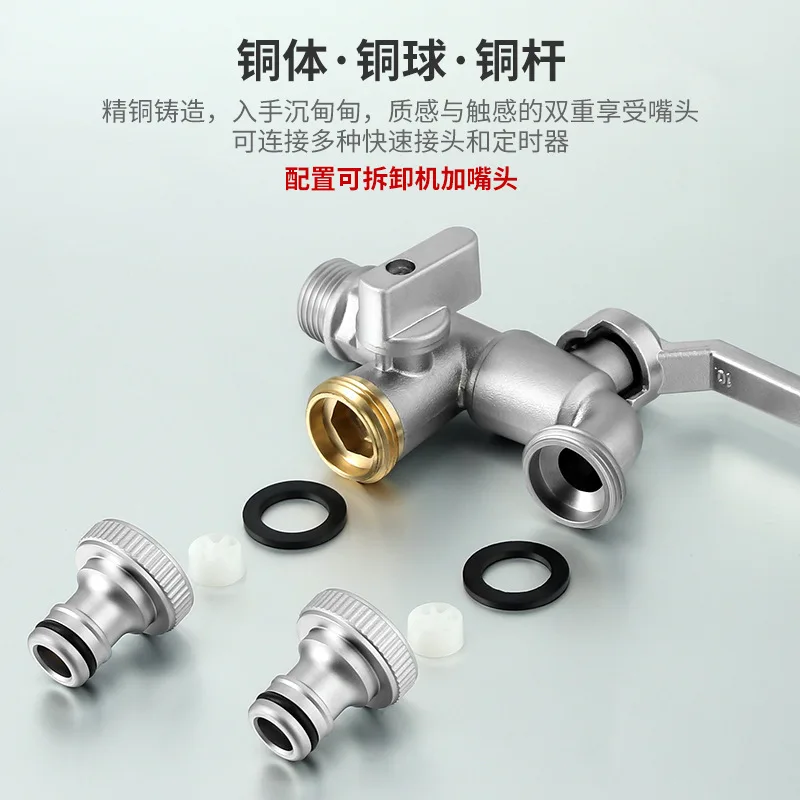 Outdoor Water Tap Brass Luxury 1Enter2out Dual Function Cold Resistant American Design Faucet
Outdoor Water Tap Brass Luxury 1Enter2out Dual Function Cold Resistant American Design Faucet