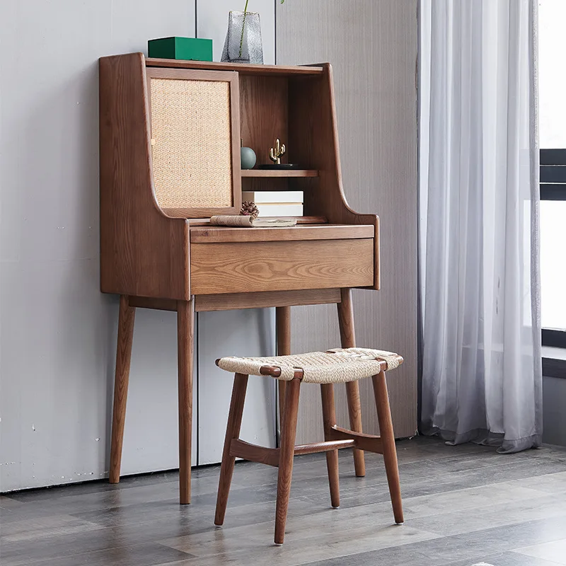 Quiet wind solid wood dresser Nordic solid wood with dressing mirror makeup table bedroom storage cabinet
Quiet wind solid wood dresser Nordic solid wood with dressing mirror makeup table bedroom storage cabinet