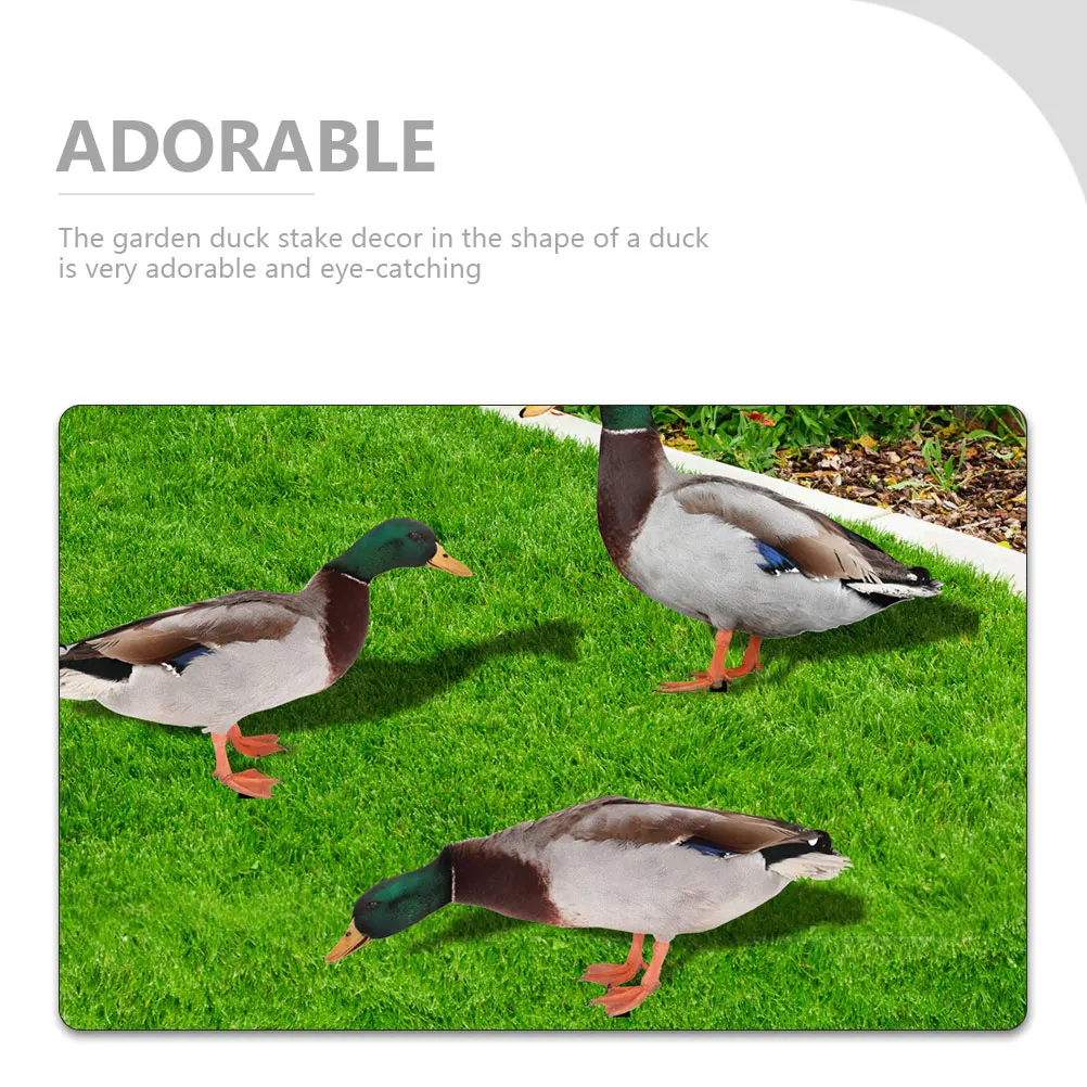 3Pcs Realistic Duck Acrylic Stake Garden Decoration Durable Outdoor Yard Sign Lawn Ornament Adornment Garden Stakes Art
3Pcs Realistic Duck Acrylic Stake Garden Decoration Durable Outdoor Yard Sign Lawn Ornament Adornment Garden Stakes Art