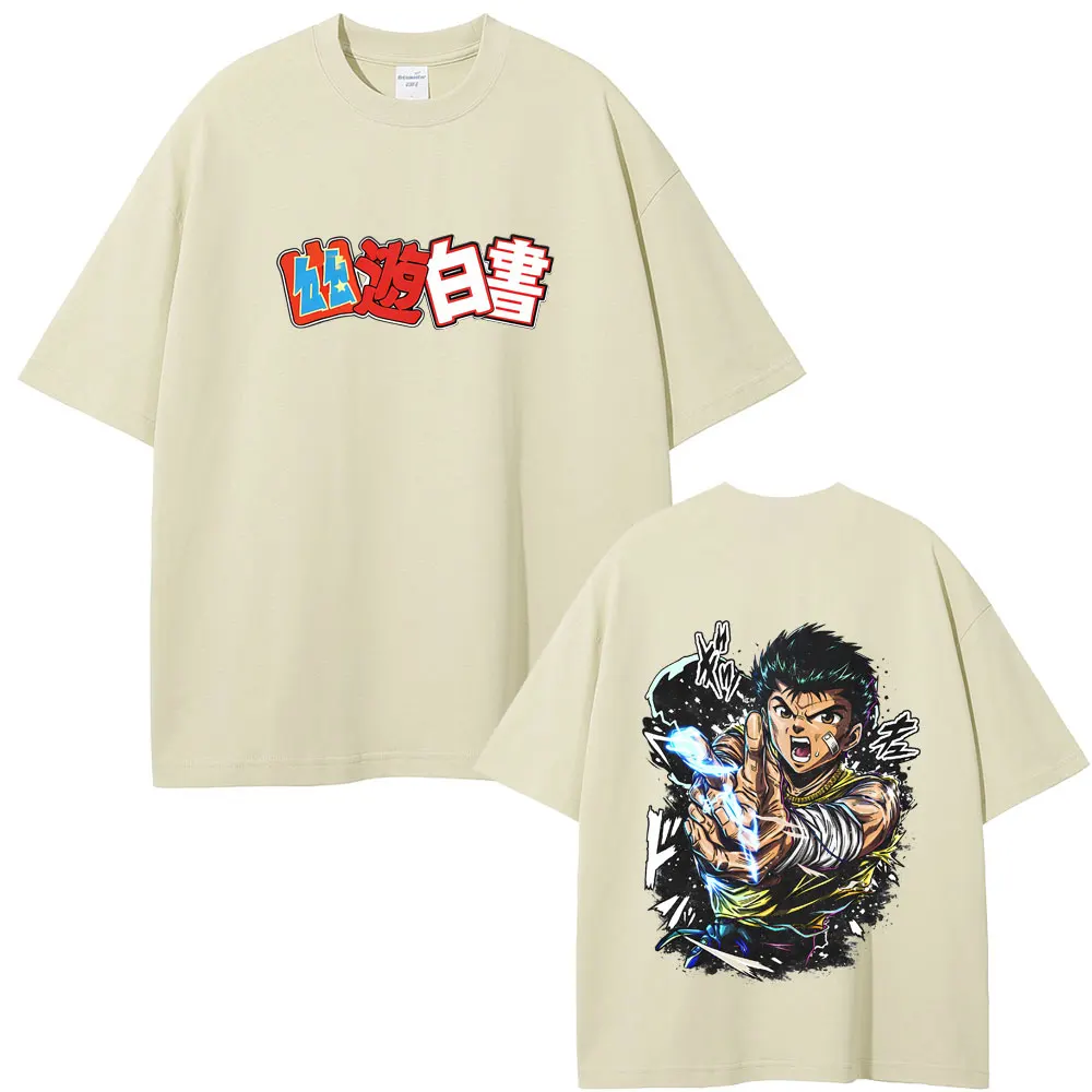 Hot Sale Anime YuYu Hakusho Urameshi Yuusuke Graphic T-shirt Men Women Casual Oversized T Shirts Summer Male 90s Manga Tshirt
Hot Sale Anime YuYu Hakusho Urameshi Yuusuke Graphic T-shirt Men Women Casual Oversized T Shirts Summer Male 90s Manga Tshirt