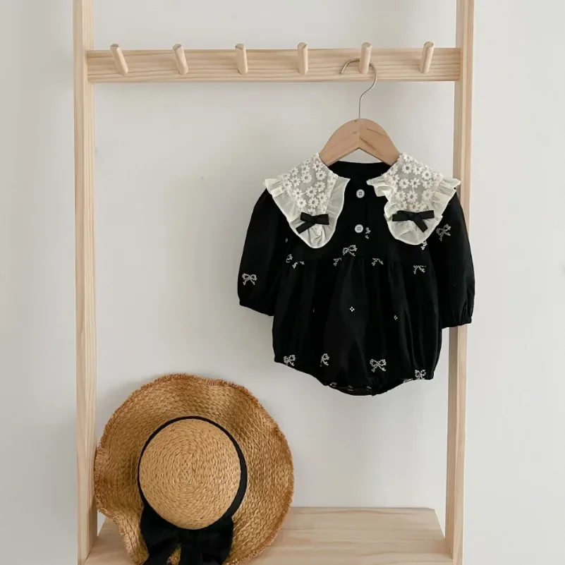 Spring Infant Baby Girls Jumpsuit Long Sleeve Cotton Embroidery Baby Girls Clothing Autumn Newborn Baby Girls Bodysuits
Spring Infant Baby Girls Jumpsuit Long Sleeve Cotton Embroidery Baby Girls Clothing Autumn Newborn Baby Girls Bodysuits