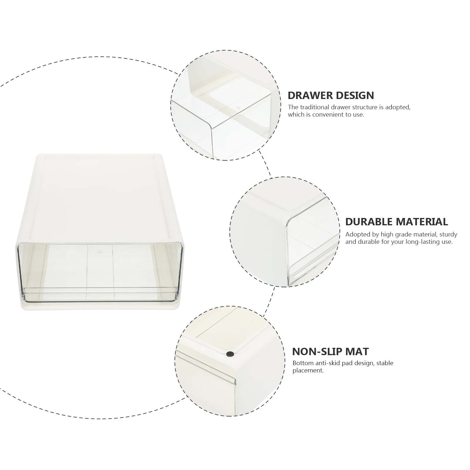 Box Drawer Household Dorm Organizer Desktop Storage Case Office Supply Small Item Holder Stackable Storage Solution
Box Drawer Household Dorm Organizer Desktop Storage Case Office Supply Small Item Holder Stackable Storage Solution